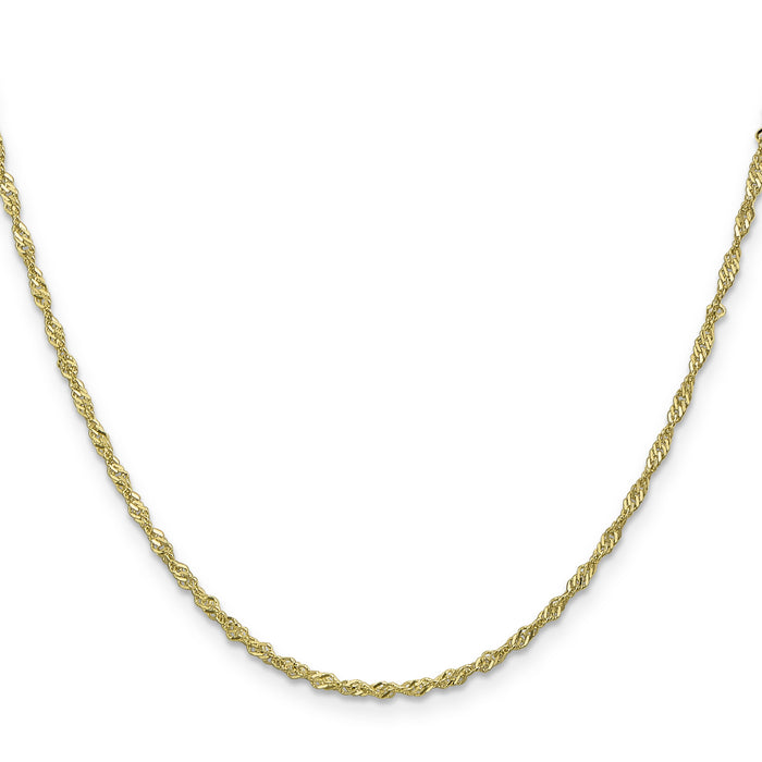 10k 1.7mm Singapore Chain-10KPE10-18