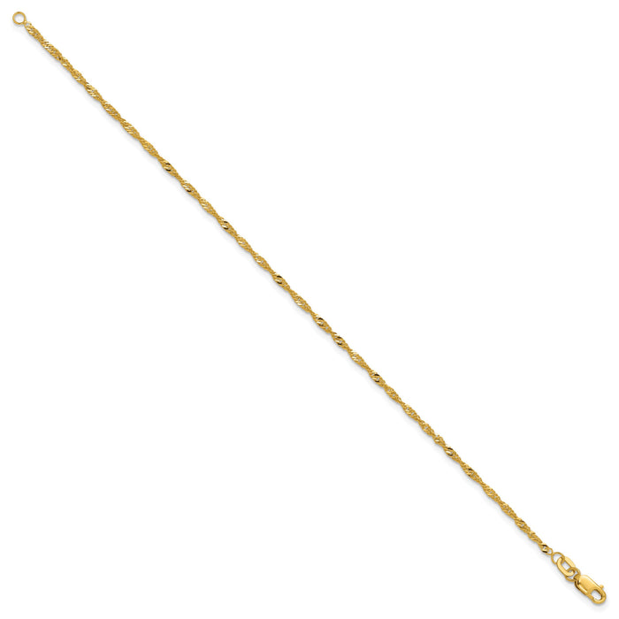 10k 1.7mm Singapore Chain-10KPE10-10