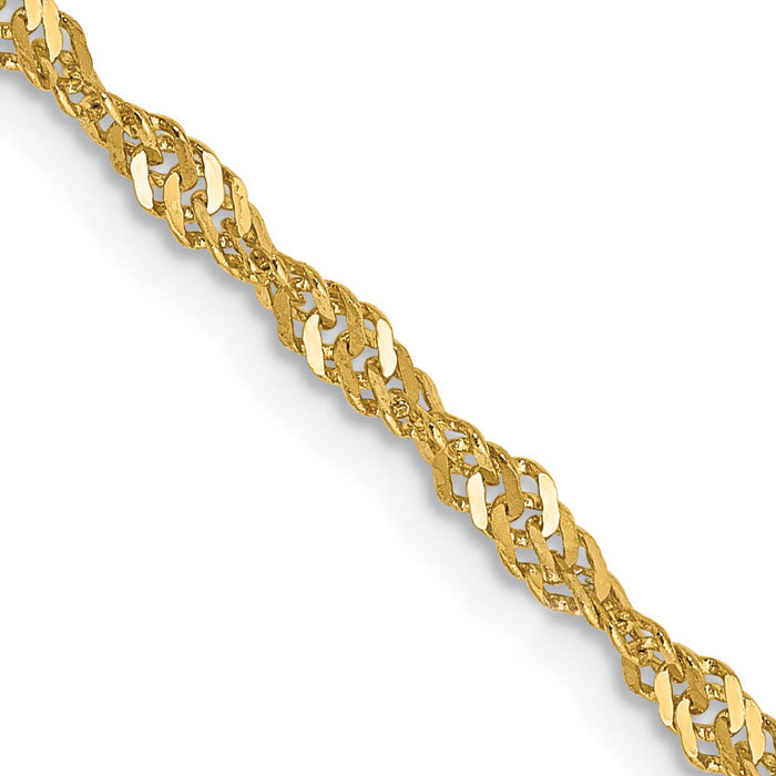10k 2mm Singapore Chain-10KPE11-16