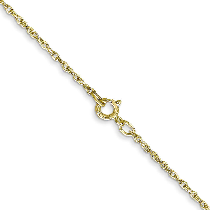 10k .8mm Lite-Baby Rope Chain-10KPE3-16