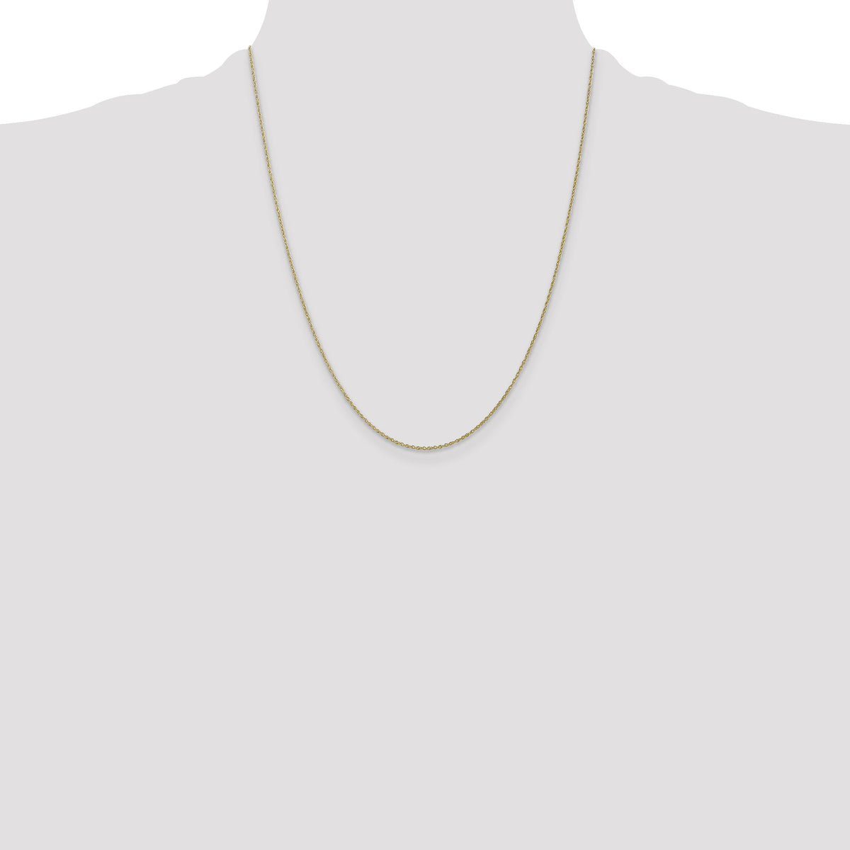 10k .8mm Lite-Baby Rope Chain-10KPE3-22