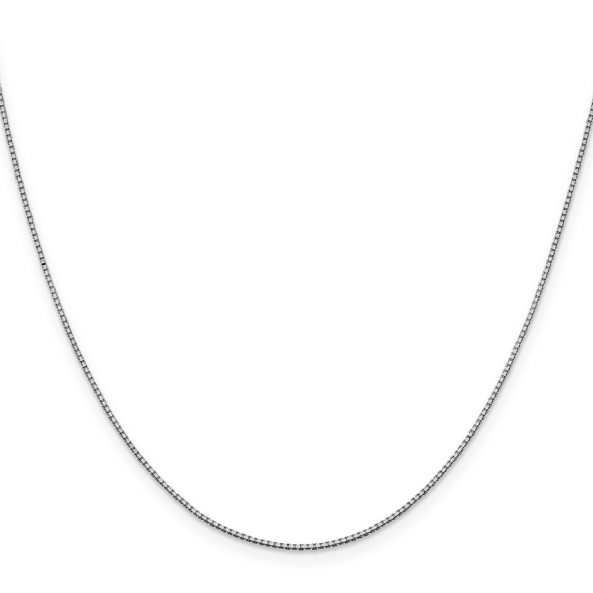 10k WG .95mm Box Chain-10KWB095-20