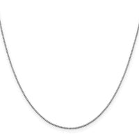 10k WG .95mm Box Chain-10KWB095-18