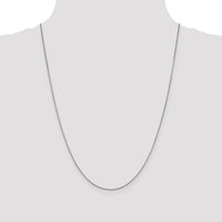 10k WG .95mm Box Chain-10KWB095-24