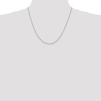 10k White Gold 1mm Box Chain-10KWB100-20