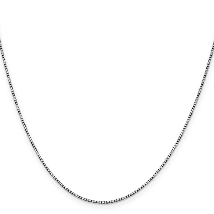 10k WG 1.05mm Box Chain-10KWB105-24