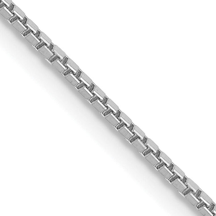 10k WG 1.05mm Box Chain-10KWB105-24
