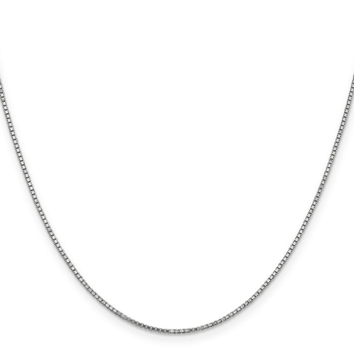 10k WG 1.1mm Box Chain-10KWB110-18
