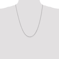10k WG 1.25mm Box Chain-10KWB125-24