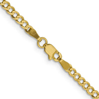 10K 3.1mm Lightweight Flat Cuban Chain-10LCB080-26