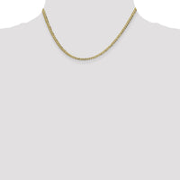 10K 3.1mm Lightweight Flat Cuban Chain-10LCB080-16