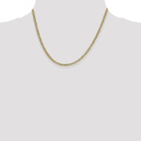 10K 3.1mm Lightweight Flat Cuban Chain-10LCB080-18