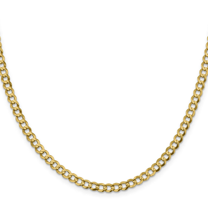 10K 4.7mm Lightweight Flat Cuban Chain-10LCB120-16