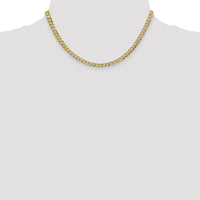 10K 4.7mm Lightweight Flat Cuban Chain-10LCB120-16