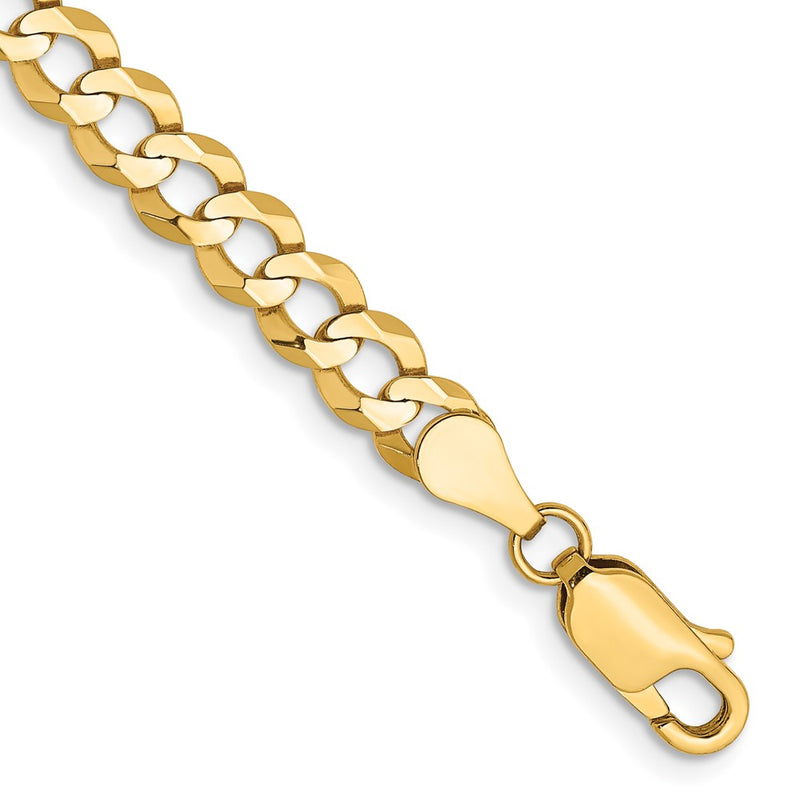 10K 4.7mm Lightweight Flat Cuban Chain-10LCB120-8