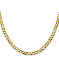 10K 5.9mm Lightweight Flat Cuban Chain-10LCB150-18