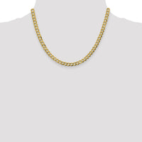 10K 5.9mm Lightweight Flat Cuban Chain-10LCB150-18