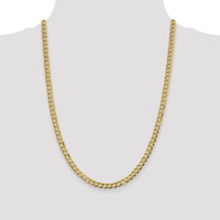 10K 5.9mm Lightweight Flat Cuban Chain-10LCB150-24