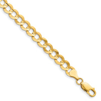 10K 7.2mm Lightweight Flat Cuban Chain-10LCB180-8