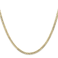 10K 3mm Open Concave Curb Chain 10K-10LCR080-20