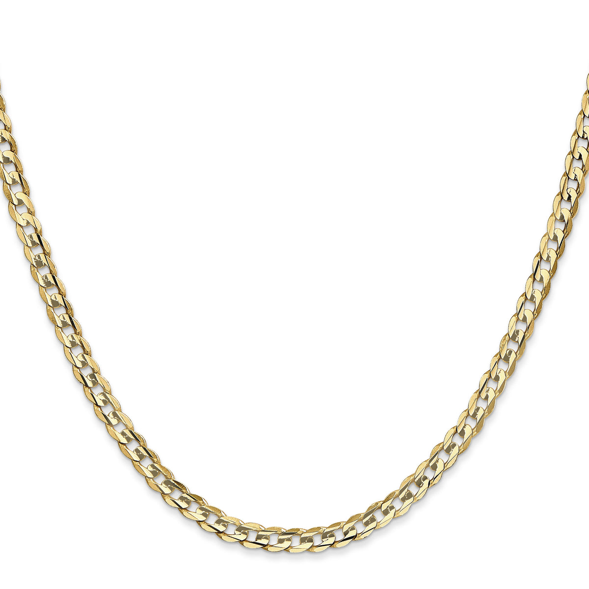 10K 3.8mm Open Concave Curb Chain 10K-10LCR100-28