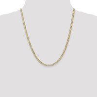 10K 3.8mm Open Concave Curb Chain 10K-10LCR100-22