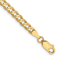 10K 3.8mm Open Concave Curb Chain 10K-10LCR100-7