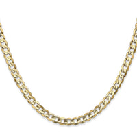 10K 4.5mm Open Concave Curb Chain 10K-10LCR120-18
