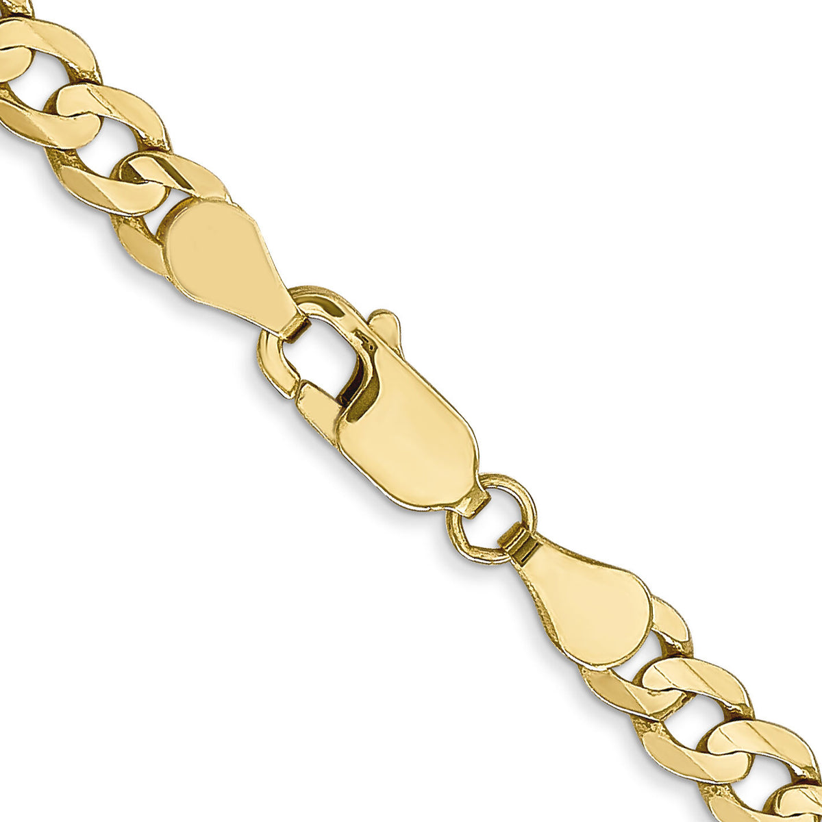 10K 4.5mm Open Concave Curb Chain 10K-10LCR120-24