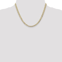 10K 4.5mm Open Concave Curb Chain 10K-10LCR120-18