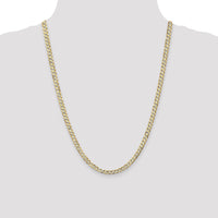 10K 4.5mm Open Concave Curb Chain 10K-10LCR120-24