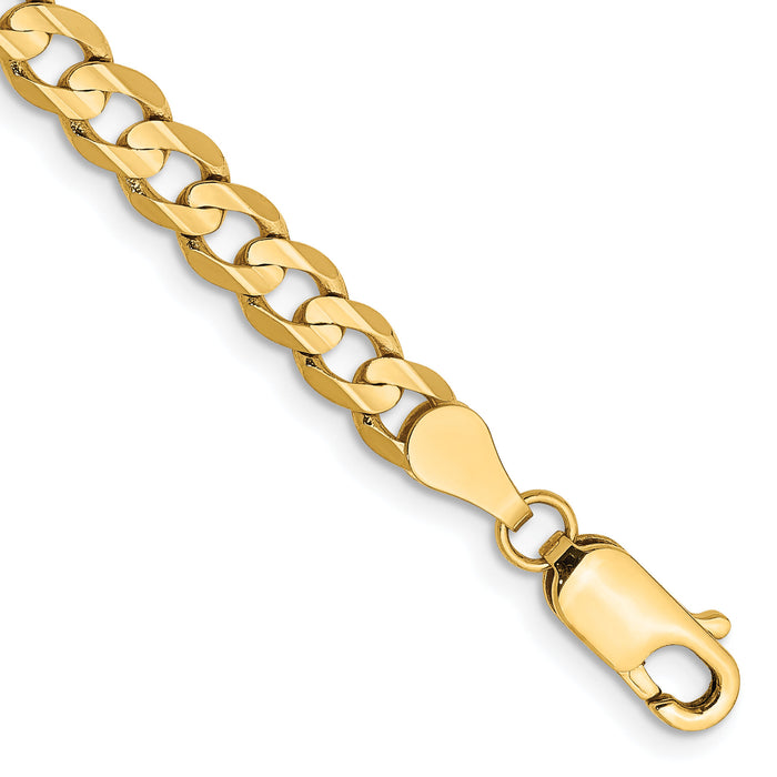 10K 4.5mm Open Concave Curb Chain 10K-10LCR120-7