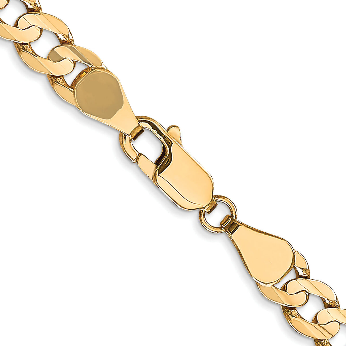 10K 5.25mm Open Concave Curb Chain 10K-10LCR140-20