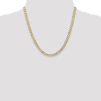 10K 5.25mm Open Concave Curb Chain 10K-10LCR140-20