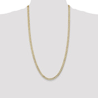 10K 5.25mm Open Concave Curb Chain 10K-10LCR140-28