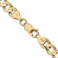 10K 6.75mm Open Concave Curb Chain 10K-10LCR180-28