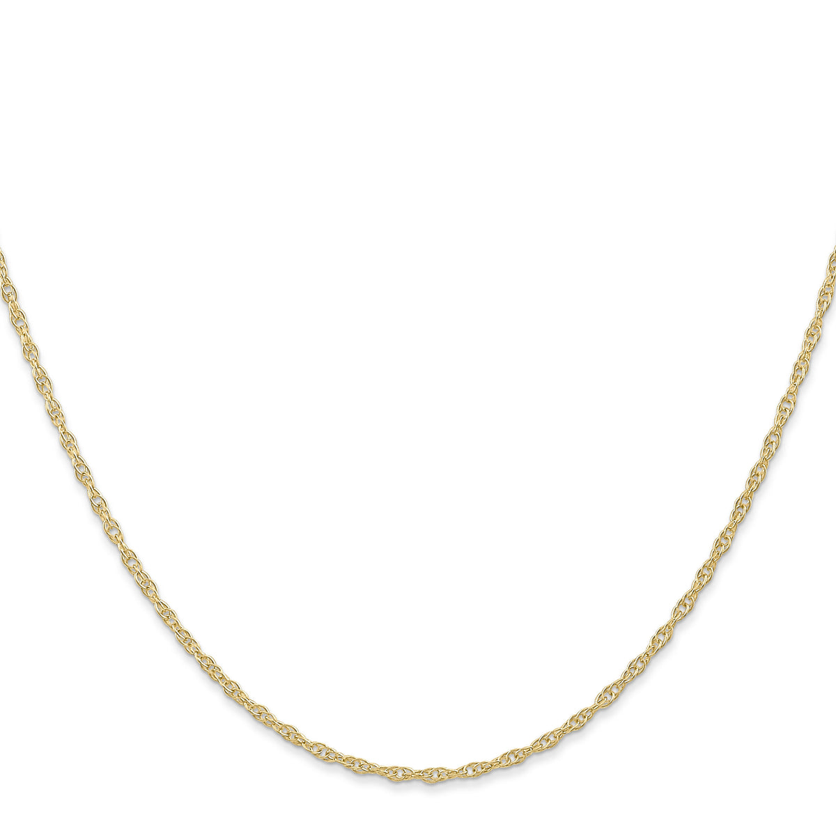 14K 1.35mm Carded Cable Rope Chain-10RY-16