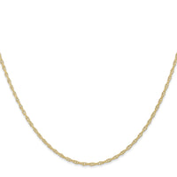 14K 1.35mm Carded Cable Rope Chain-10RY-20