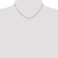 14K 1.35mm Carded Cable Rope Chain-10RY-16
