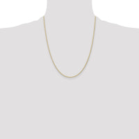 14K 1.35mm Carded Cable Rope Chain-10RY-22