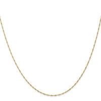 14k 1mm Carded Singapore Chain-10SY-18