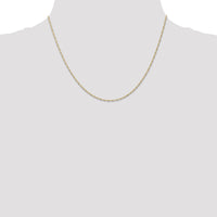 14k 1mm Carded Singapore Chain-10SY-18