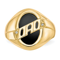 14k Men's DAD Ring Mounting-X147B