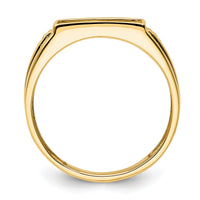 10k Gents Polished Ring Mounting-10X156B