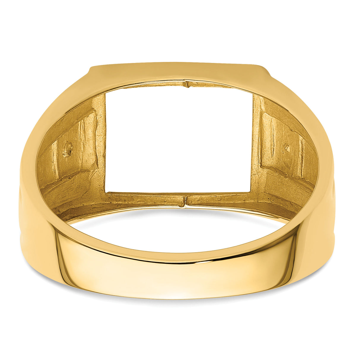 10k Gents Polished Ring Mounting-10X156B