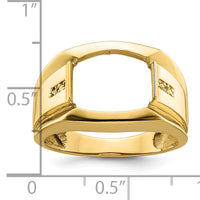 10k Gents Ring Mounting-10X158B
