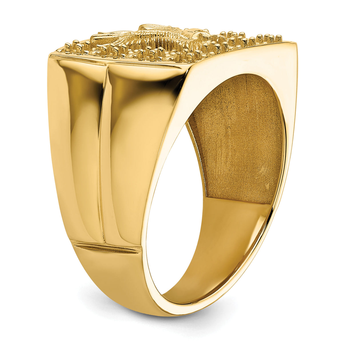 10k Gents Ring Mounting-10X19B