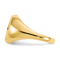 10k Onyx Mens Ring-10X21