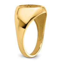 10k Gents Ring Mounting-10X21B