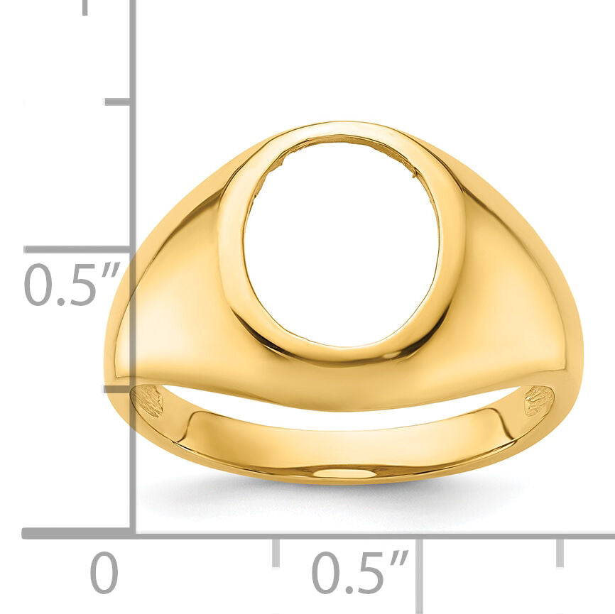 10k Gents Ring Mounting-10X21B